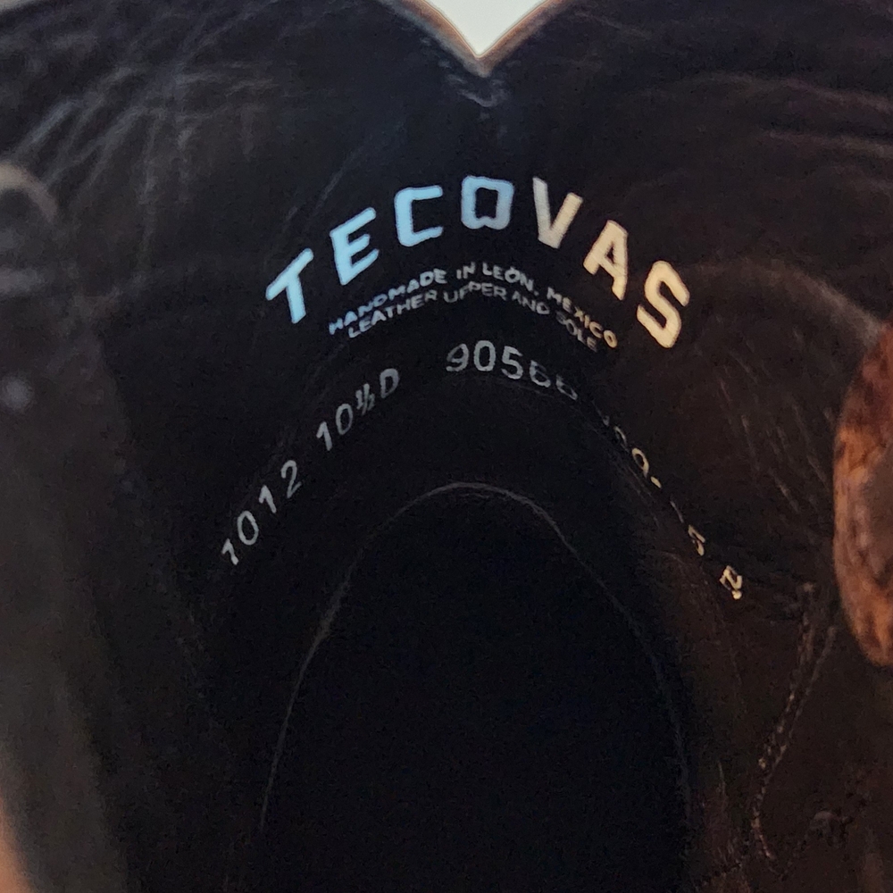 Men's TECOVAS Dean Zipper Boots - Picture 11 of 15